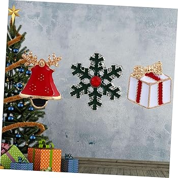 Amazon | Holibanna クリスマスブローチ 3個 クリスマスブローチ